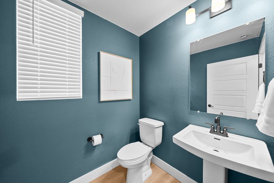 Representative furnished interior of a home built from the Independence by Taylor Morrison in Trailstone Townhomes - The Westerly Collection, Arvada (Image 13).