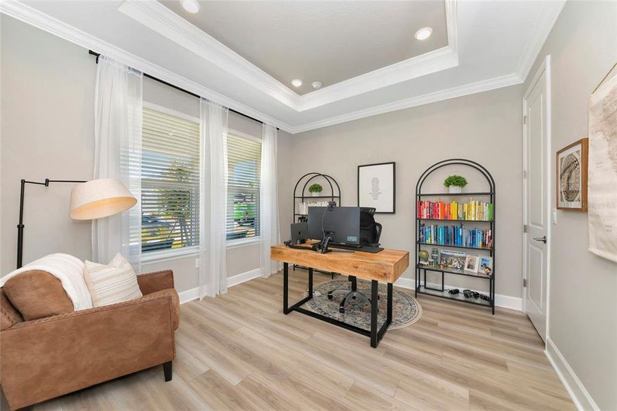 Furnished interior view inside a new home in Skye Ranch Community Group Page, Sarasota (Image 45).