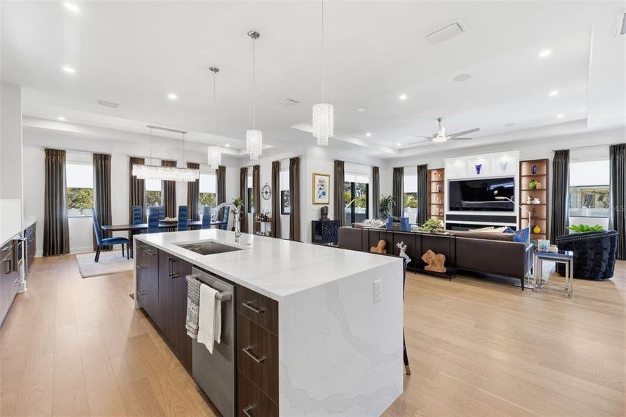 Furnished interior view inside a new home in , Tampa (Image 12).