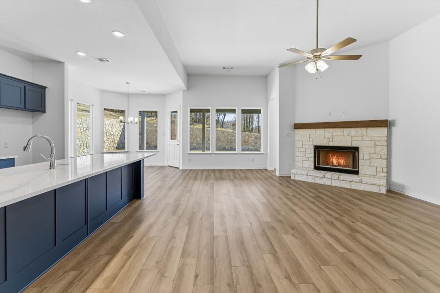 Furnished interior view inside a new home in Oak Grove Addition, Springtown (Image 10). Furnished interior view inside a new home in Oak Grove Addition, Springtown (Image 10).