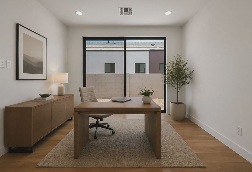 Office Virtually Staged - 16 of 23