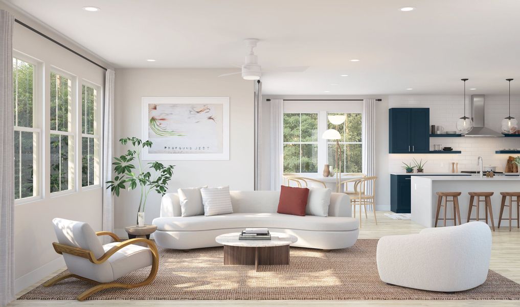 Open floorplan concept