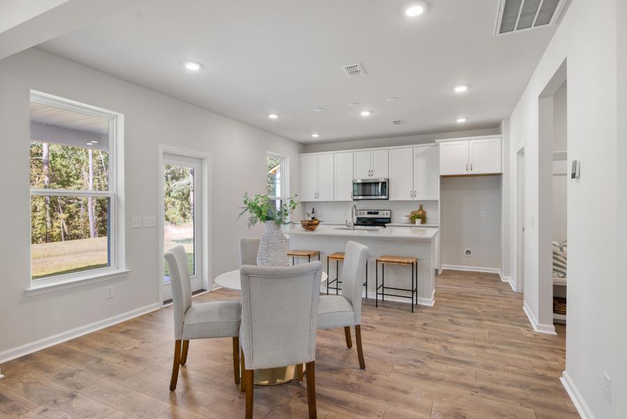 Furnished interior view inside a new home in The Oaks, Goose Creek (Image 9).
