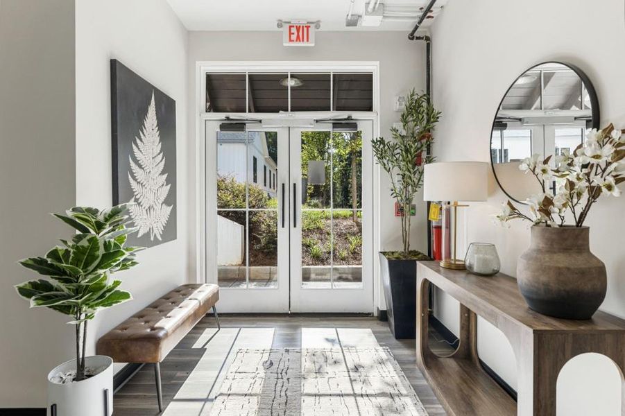 Furnished interior view inside a new home in , Alpharetta (Image 5).