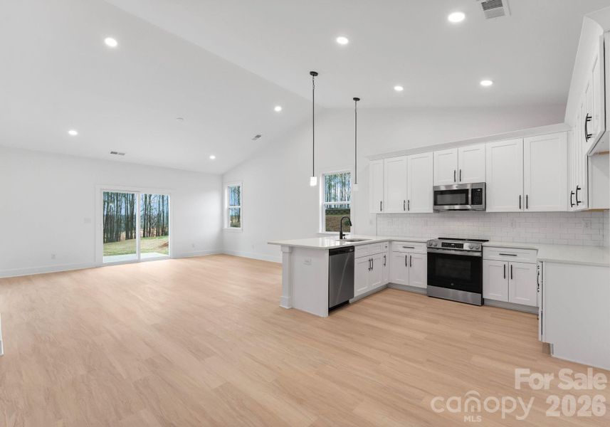 Furnished interior view inside a new home in , Shelby (Image 3). Furnished interior view inside a new home in , Shelby (Image 3).