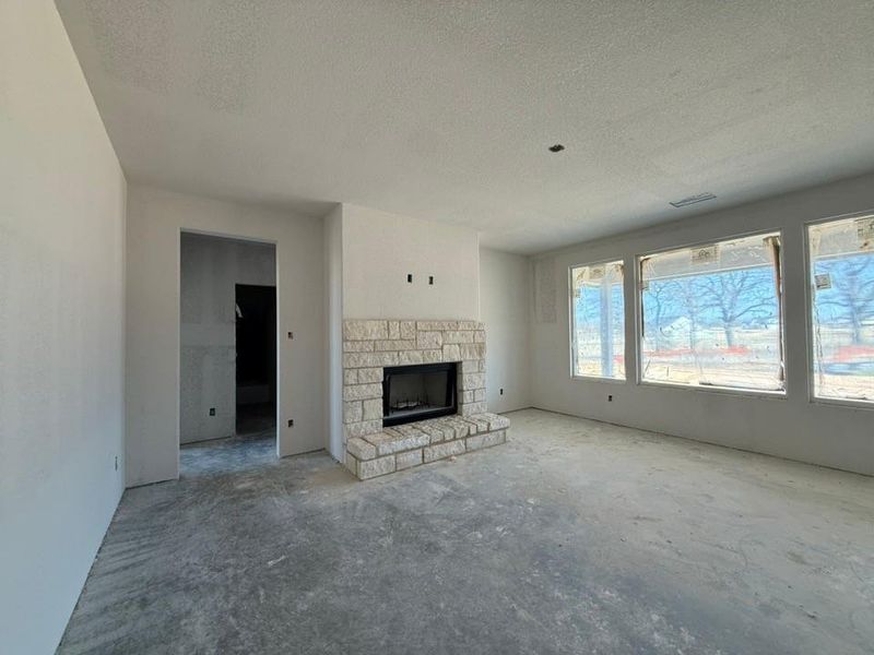 In-progress construction of a new home in Oak Grove Addition, Springtown, TX (Image 6).