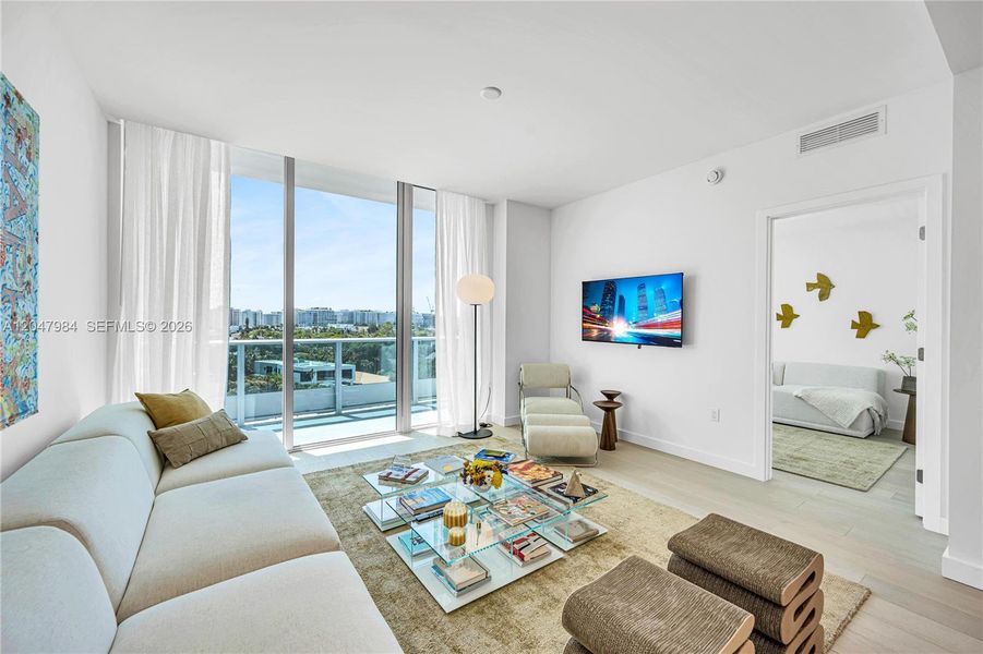 Furnished interior view inside a new home in , Bay Harbor Islands (Image 32).