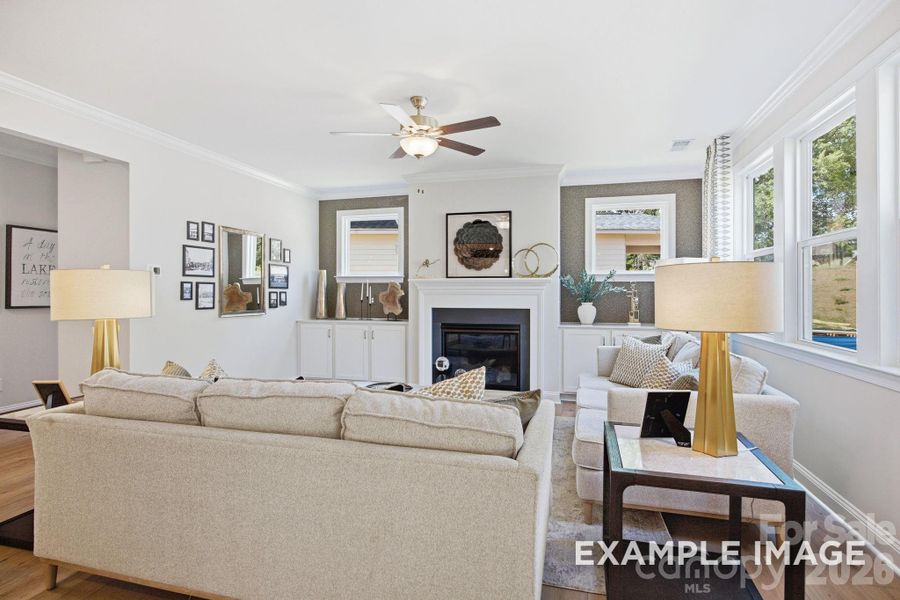 Furnished interior view inside a new home in Windgate, Mooresville (Image 21).