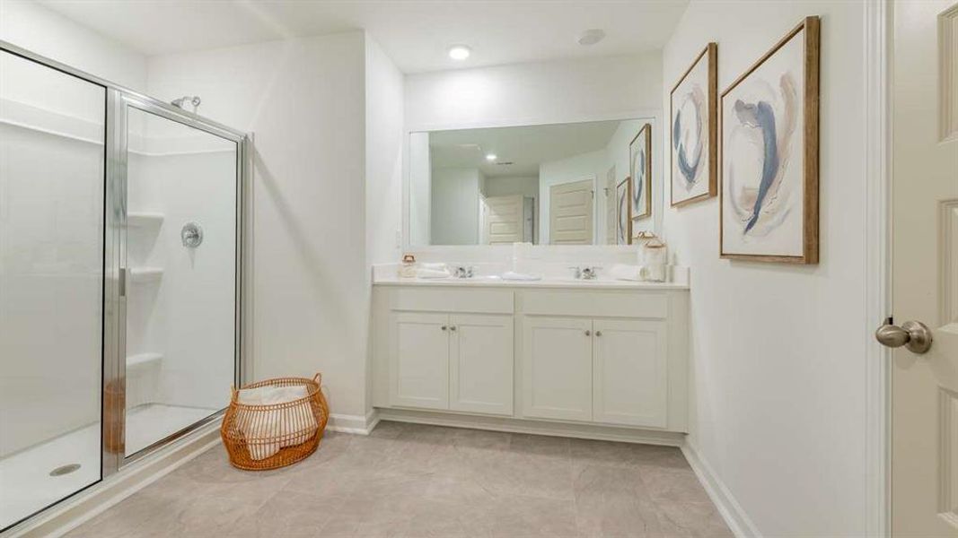 Furnished interior view inside a new home in Harvest Park, Decatur (Image 26).