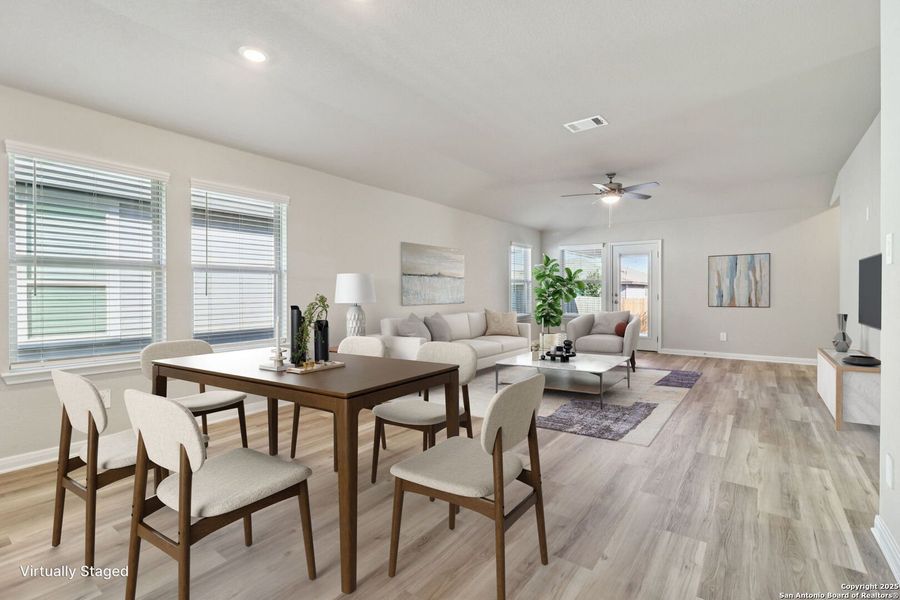 Furnished interior view inside a new home in Catalina, Converse (Image 9).