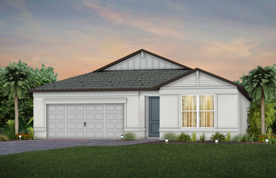 Front exterior of a home in the Reagan Landing community, located in Bradenton, FL (Image 13).