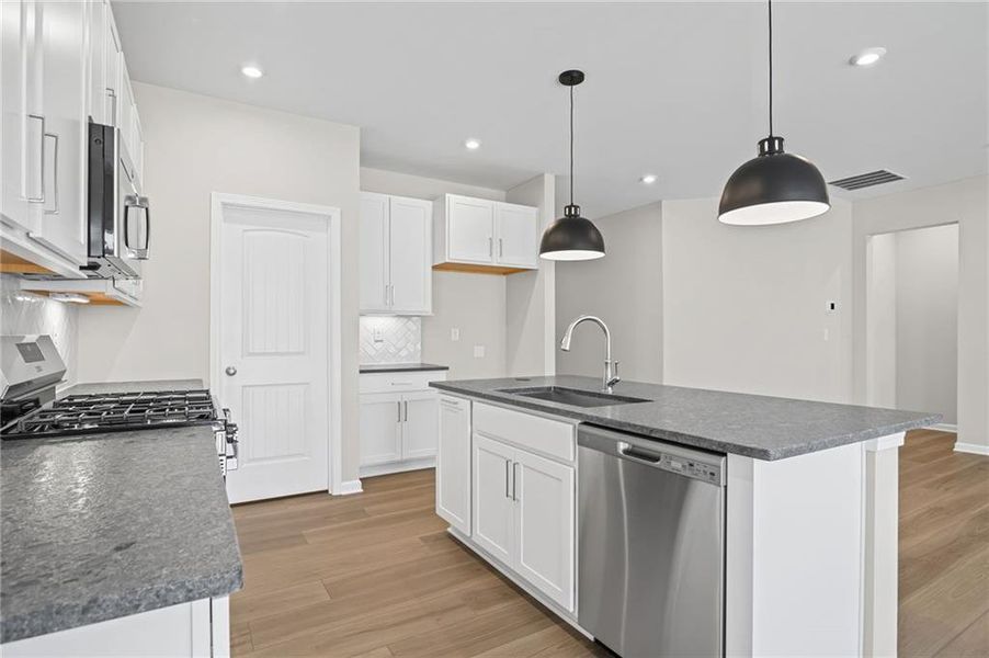 Furnished interior view inside a new home in Easton Park, Dallas (Image 6).