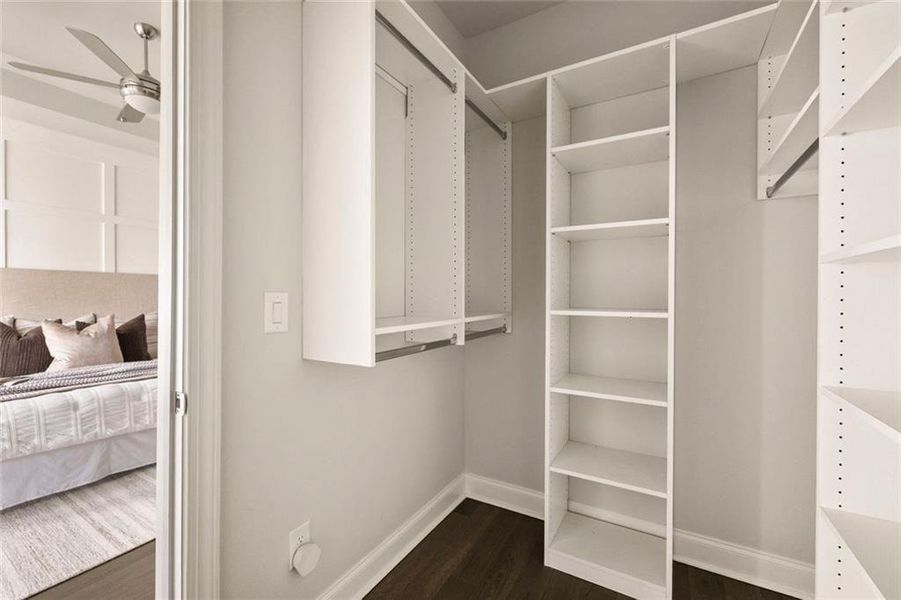 Furnished interior view inside a new home in Towns on Thompson, Alpharetta (Image 38).