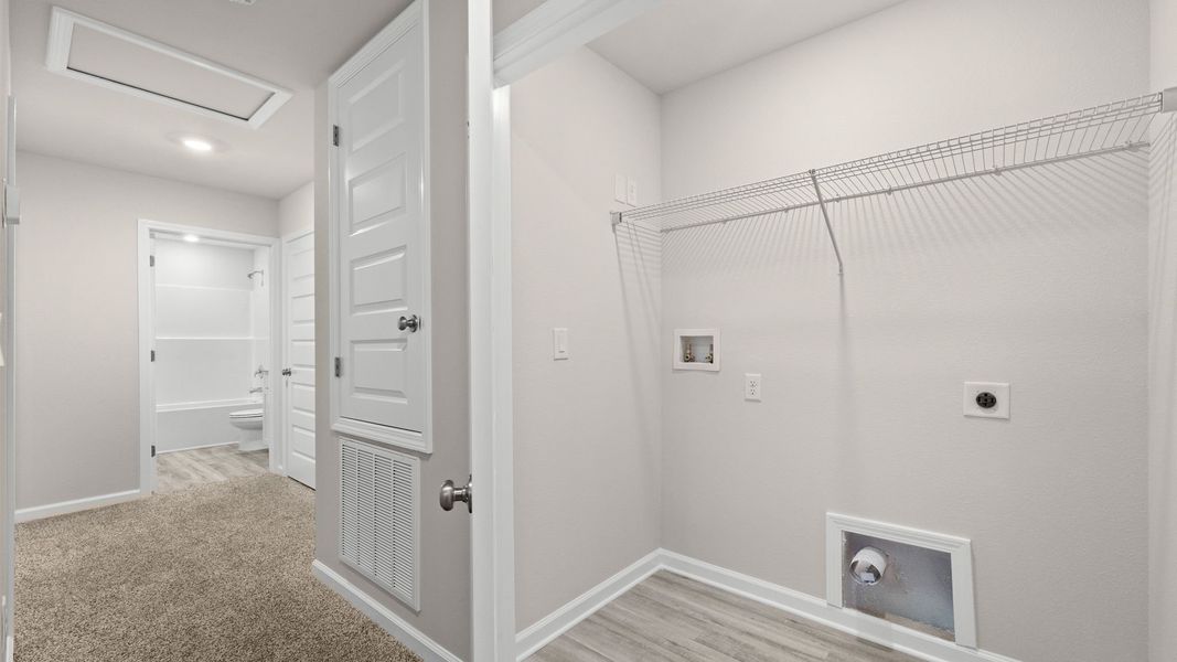 Representative unfurnished interior of a home built from the The Bandon by D.R. Horton in Salt Pines, Port Saint Joe (Image 23).