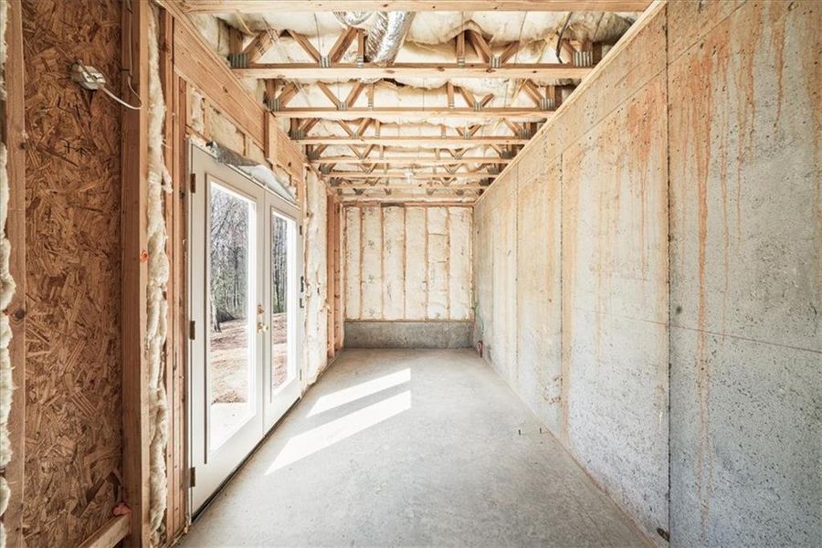 In-progress construction of a new home in , Murrayville, GA (Image 49).