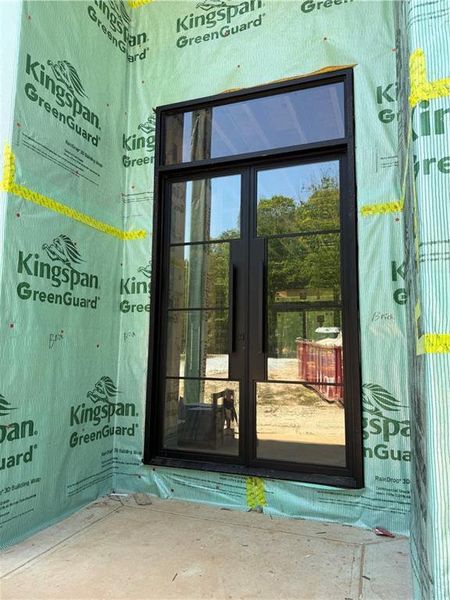 In-progress construction of a new home in , Flowery Branch, GA (Image 5).