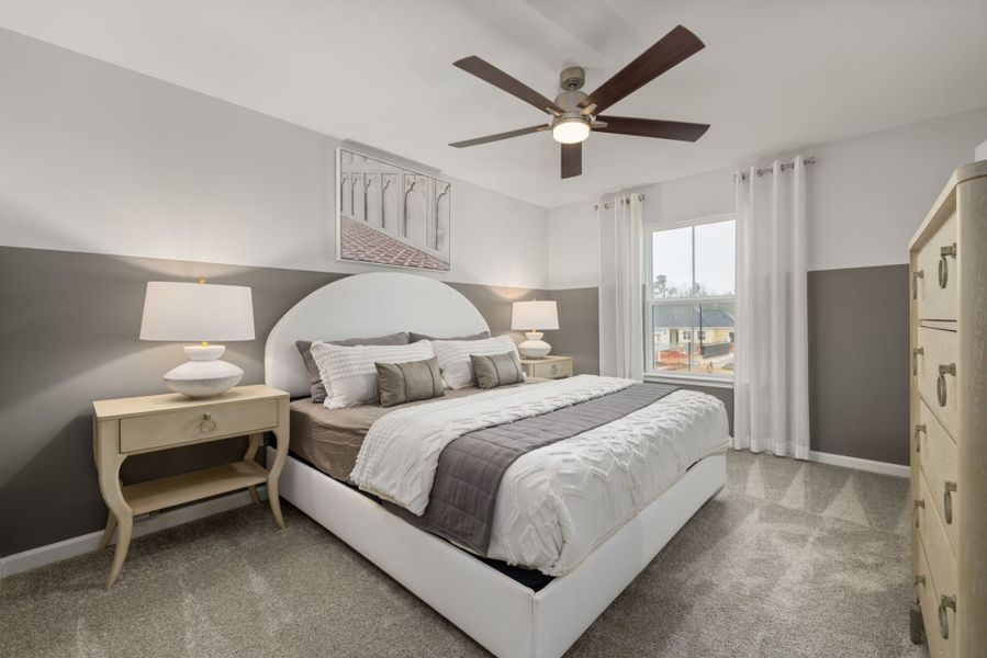 Furnished interior view inside a new home in Solana, Durham (Image 16).