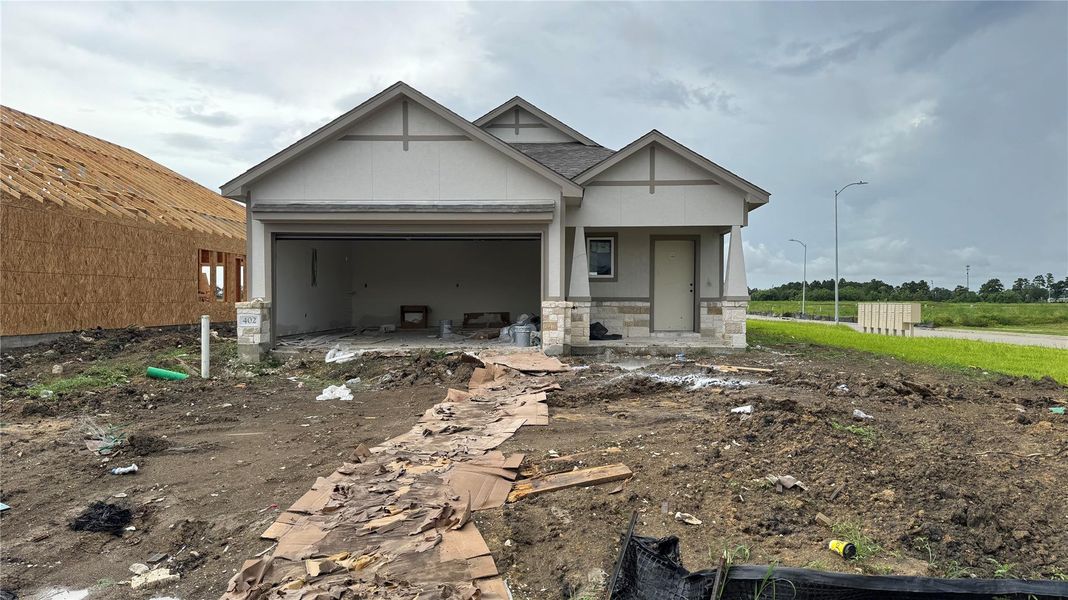 In-progress construction of a new home in Crosby Farms, Crosby, TX (Image 5).