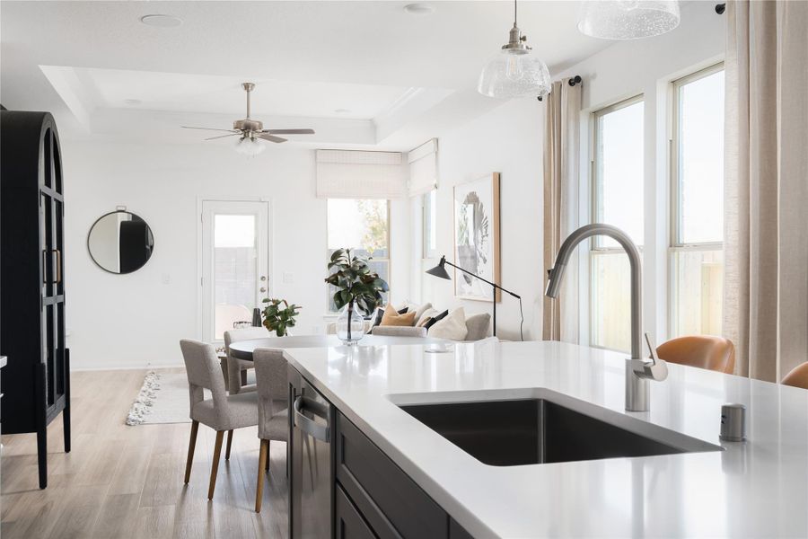 MODEL HOME images may NOT be consistent with the finished product.