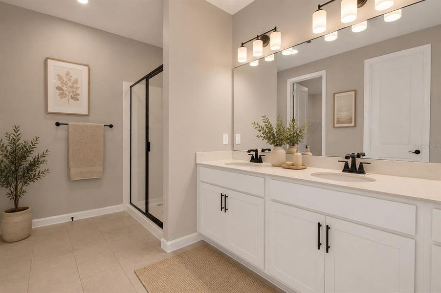Furnished interior view inside a new home in Seasons at Lakeside Forest, Tavares (Image 18).