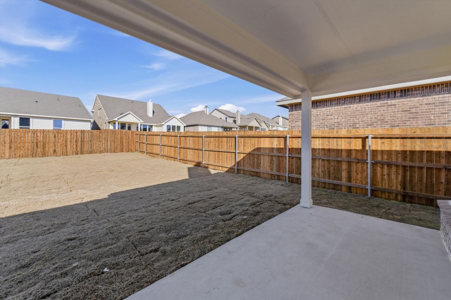 Exterior details and patio area of a home in Liberty Pointe, Gainesville (Image 3).