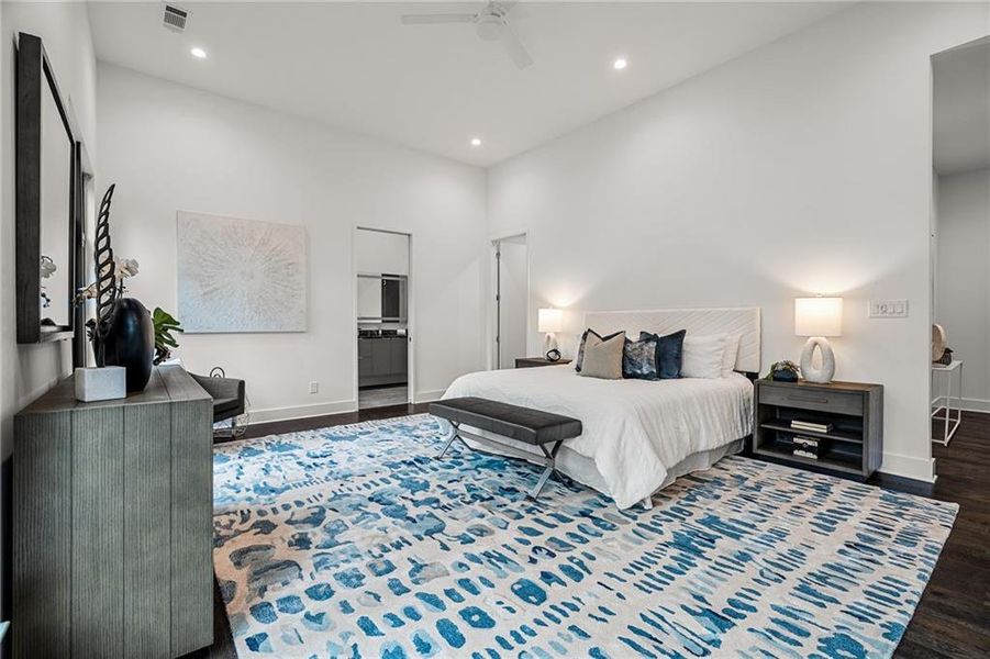 Furnished interior view inside a new home in , Atlanta (Image 8).