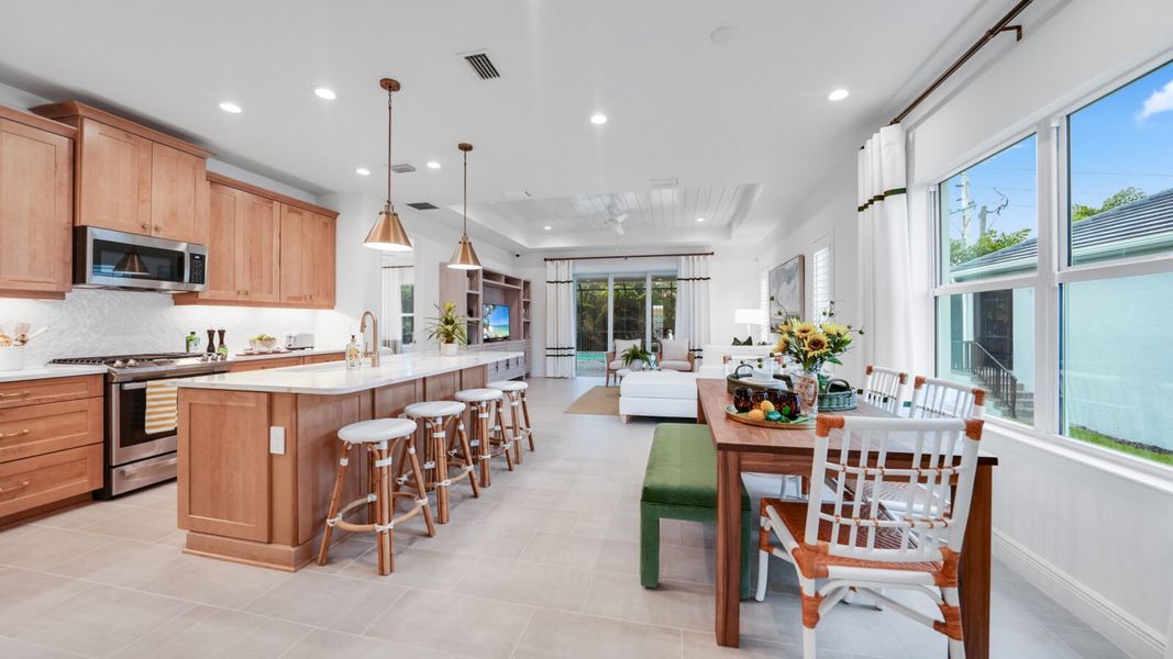 Furnished interior view inside a new home in Tide Marsh, Fort Myers (Image 32).