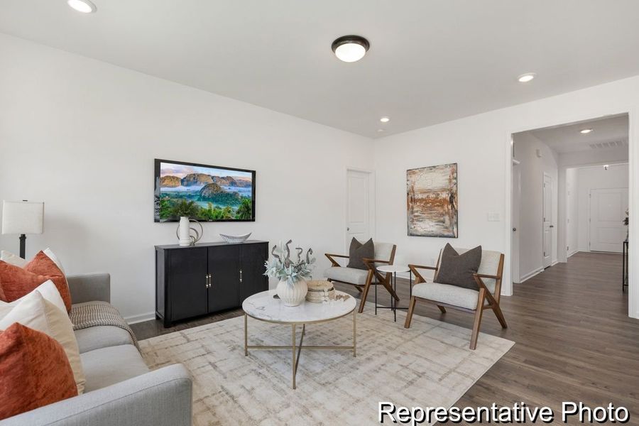 Furnished interior view inside a new home in Eagles Crest, Pageland (Image 7). Furnished interior view inside a new home in Eagles Crest, Pageland (Image 7).