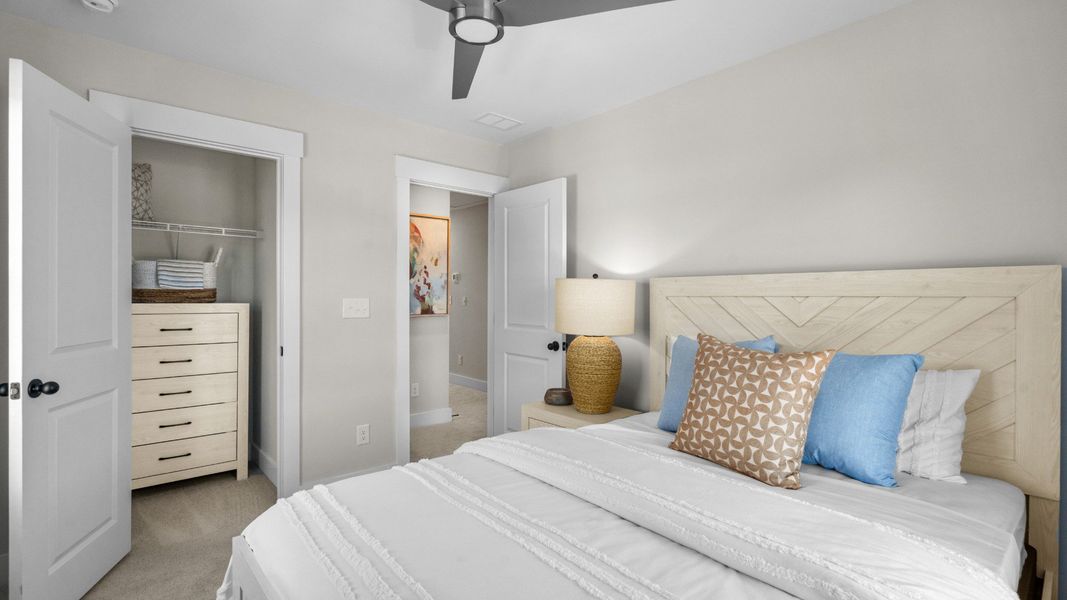 Furnished interior view inside a new home in Park Circle Townhomes, North Charleston (Image 21). Furnished interior view inside a new home in Park Circle Townhomes, North Charleston (Image 21).