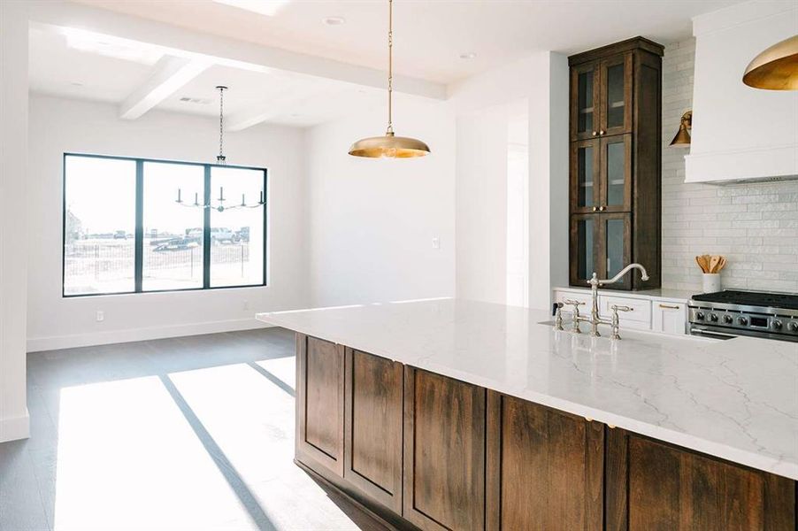 Furnished interior view inside a new home in , Fort Worth (Image 9). Furnished interior view inside a new home in , Fort Worth (Image 9).