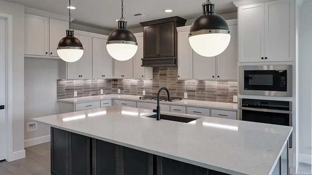 Furnished interior view inside a new home in Alsatian Oaks, Castroville (Image 6).