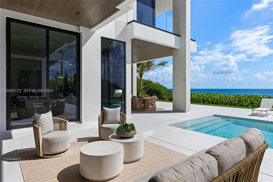 Exterior details and patio area of a home in , Hillsboro Beach (Image 33). Exterior details and patio area of a home in , Hillsboro Beach (Image 33).