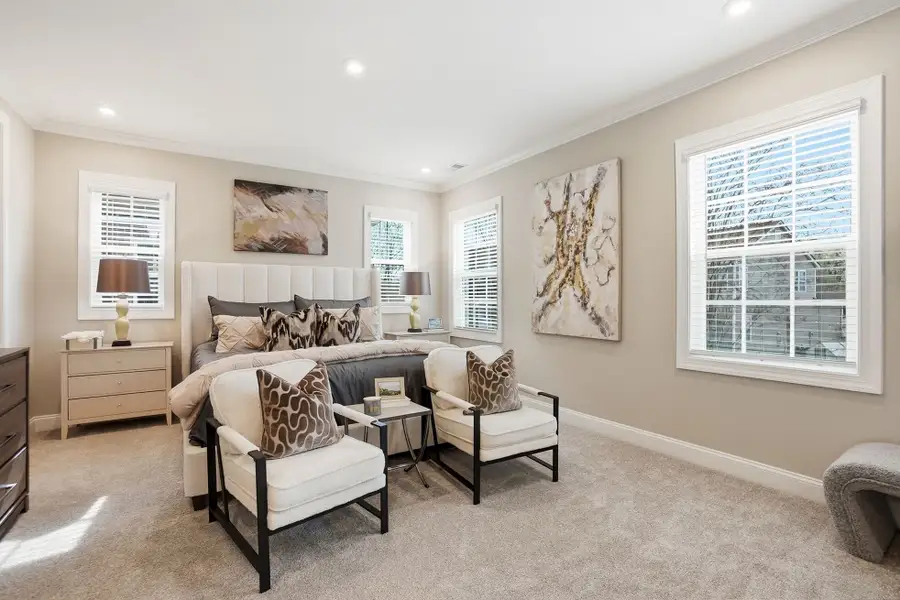 Furnished interior view inside a new home in The Townes at Wade Ardrey, Charlotte (Image 15). Furnished interior view inside a new home in The Townes at Wade Ardrey, Charlotte (Image 15).