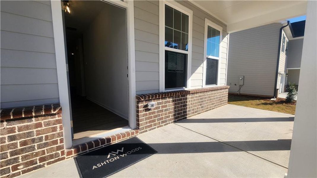 Exterior details and patio area of a home in The Estates at Casteel, Bethlehem (Image 3).