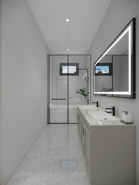 Furnished interior view inside a new home in , Davenport (Image 2).