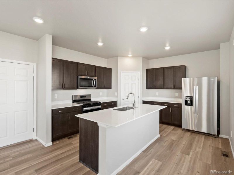 Furnished interior view inside a new home in Revere at Johnstown, Johnstown (Image 6).