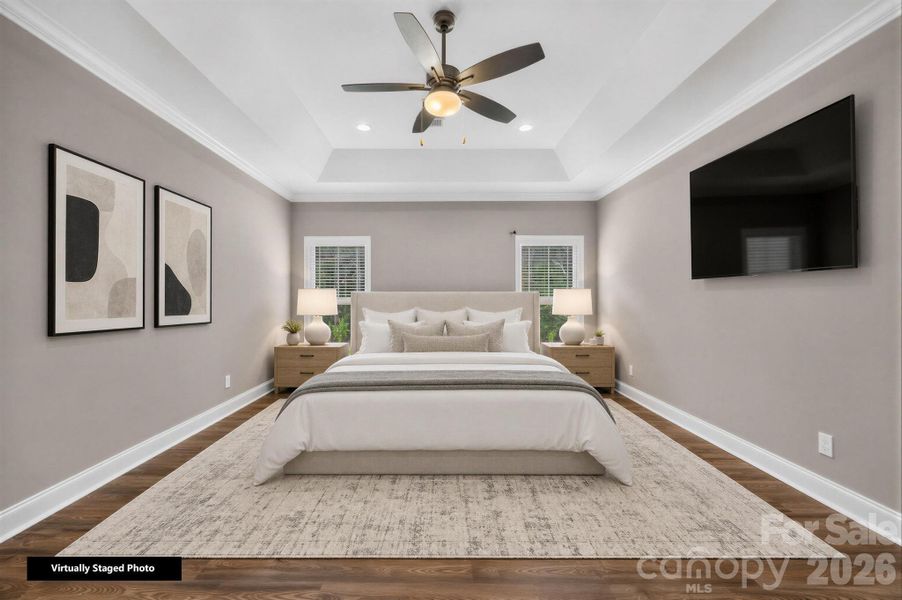 Furnished interior view inside a new home in , Reidsville (Image 5).