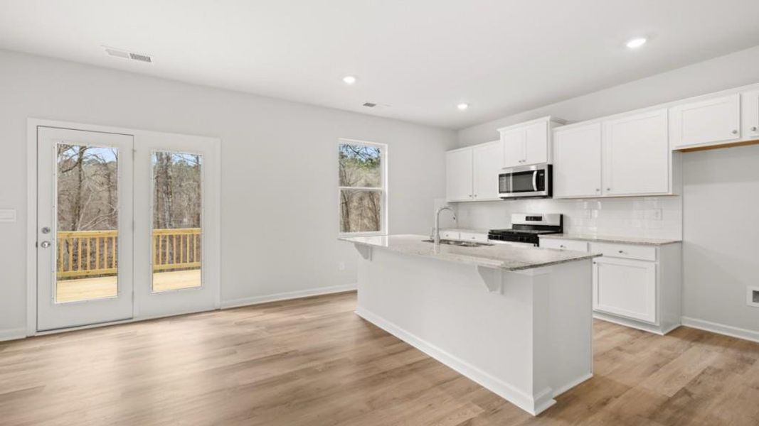 Furnished interior view inside a new home in South Wind, Union City (Image 6).