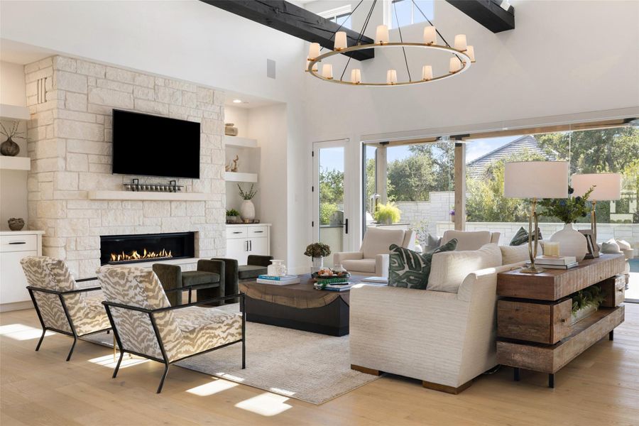 Furnished interior view inside a new home in , Austin (Image 13).