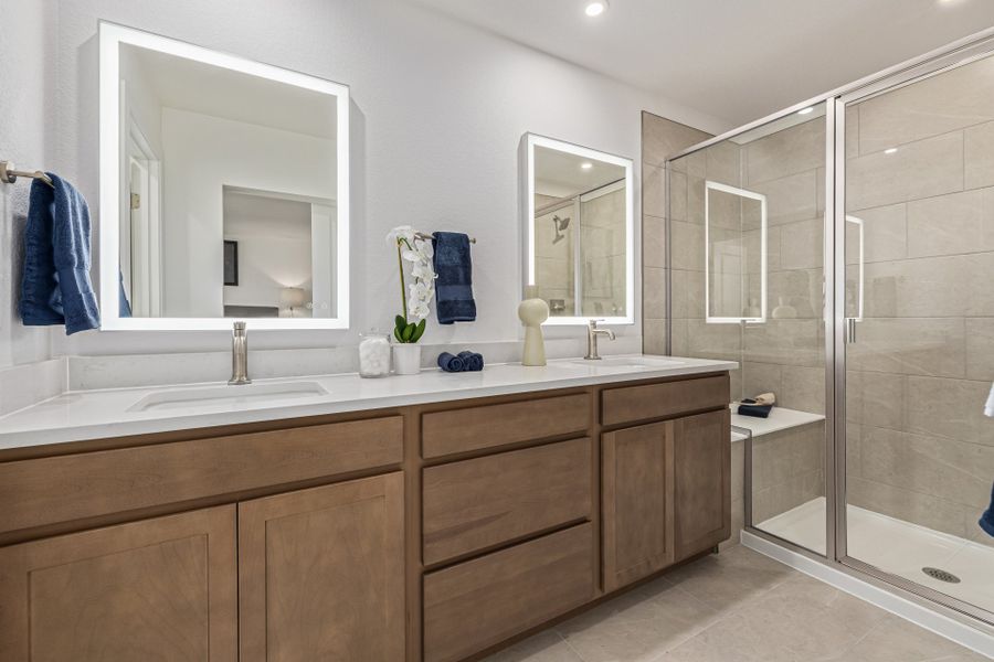 Furnished interior view inside a new home in The Vistas at West Mesa, Colorado Springs (Image 15).