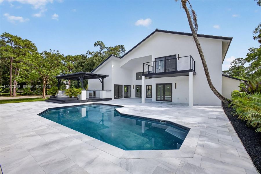 Exterior details and patio area of a home in , Palm Beach Gardens (Image 37).