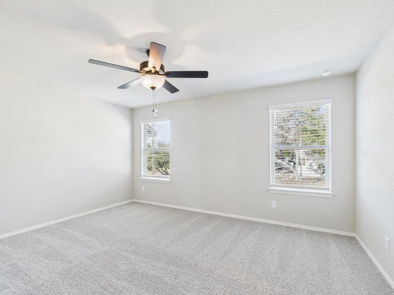 Representative unfurnished interior of a home built from the The Charlotte A by Davidson Homes LLC in Cedar Heights, San Antonio (Image 27).