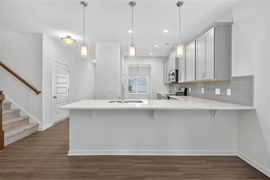 Furnished interior view inside a new home in Garrett Preserve, Douglasville (Image 11).