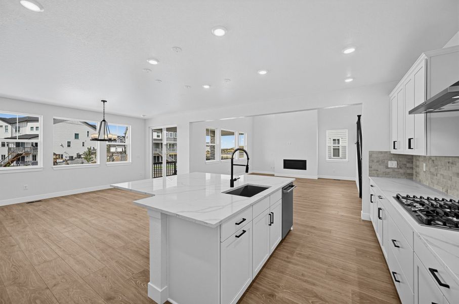 Furnished interior view inside a new home in Macanta, Castle Rock (Image 9).