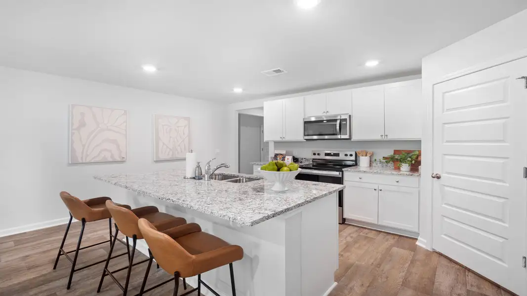 Furnished interior view inside a new home in Holly Oaks, Statesboro (Image 9).