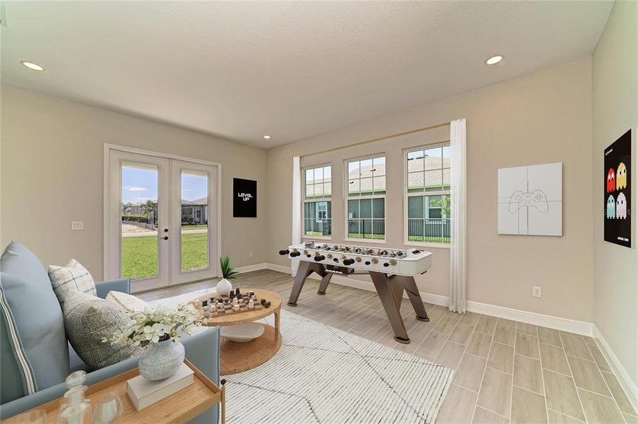 Furnished interior view inside a new home in Waterset, Apollo Beach (Image 11).