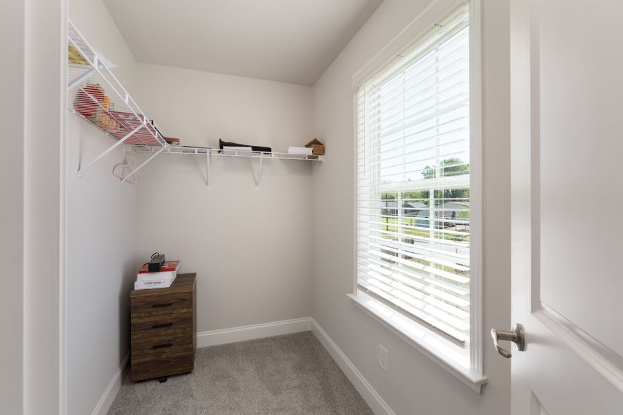 Representative unfurnished interior of a home built from the Plan 1817 Townhome by Adams Homes in Joyner Park, Rocky Mount (Image 20).