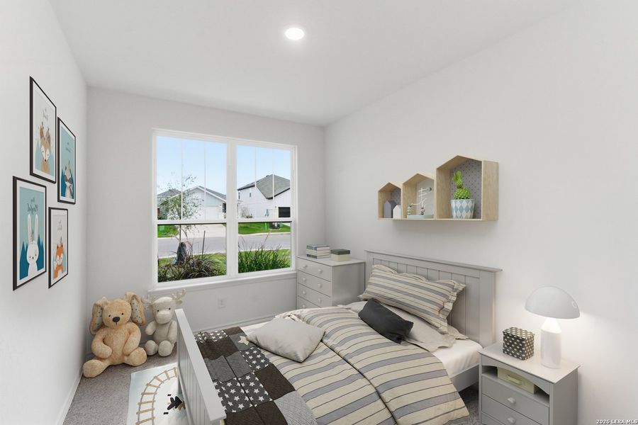 Furnished interior view inside a new home in The Overlook at Creekside, New Braunfels (Image 6).