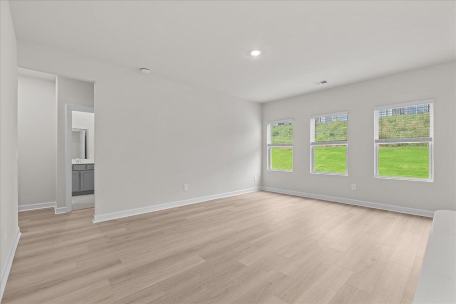 Spacious, unfurnished interior of a new home in The Farm at Wells Creek - Signature Collection, Gray Court (Image 15). Spacious, unfurnished interior of a new home in The Farm at Wells Creek - Signature Collection, Gray Court (Image 15).