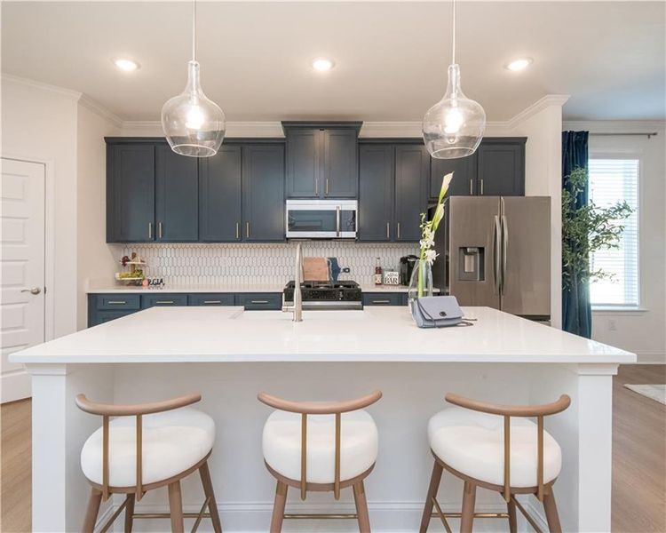 Furnished interior view inside a new home in Cooper's Walk, Loganville (Image 22).